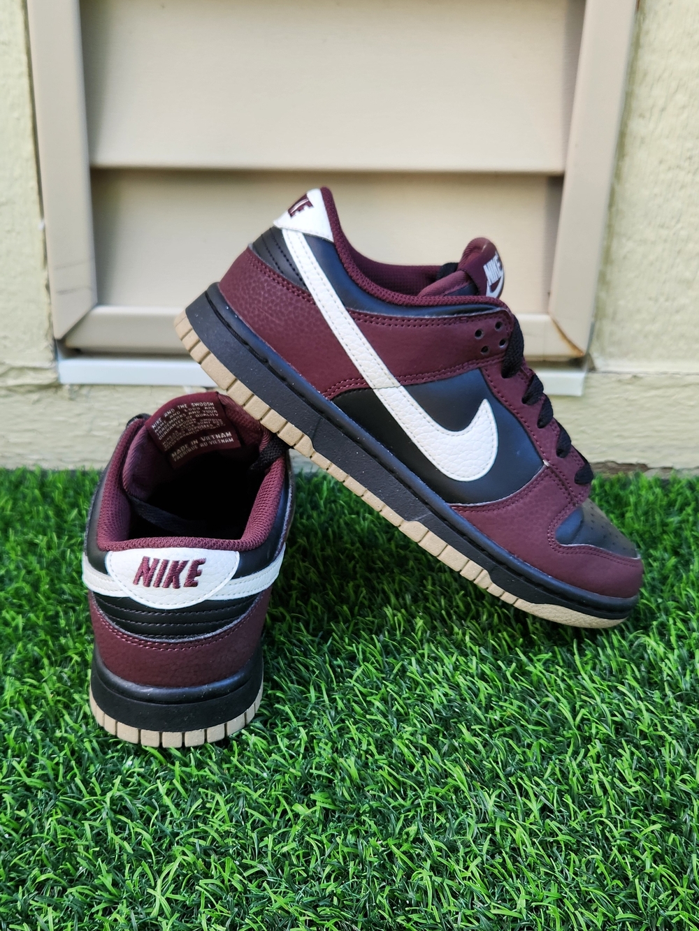 Nike Dunk Low Next Nature Burgundy Crush Black HM9658-600 Women SIZE 7